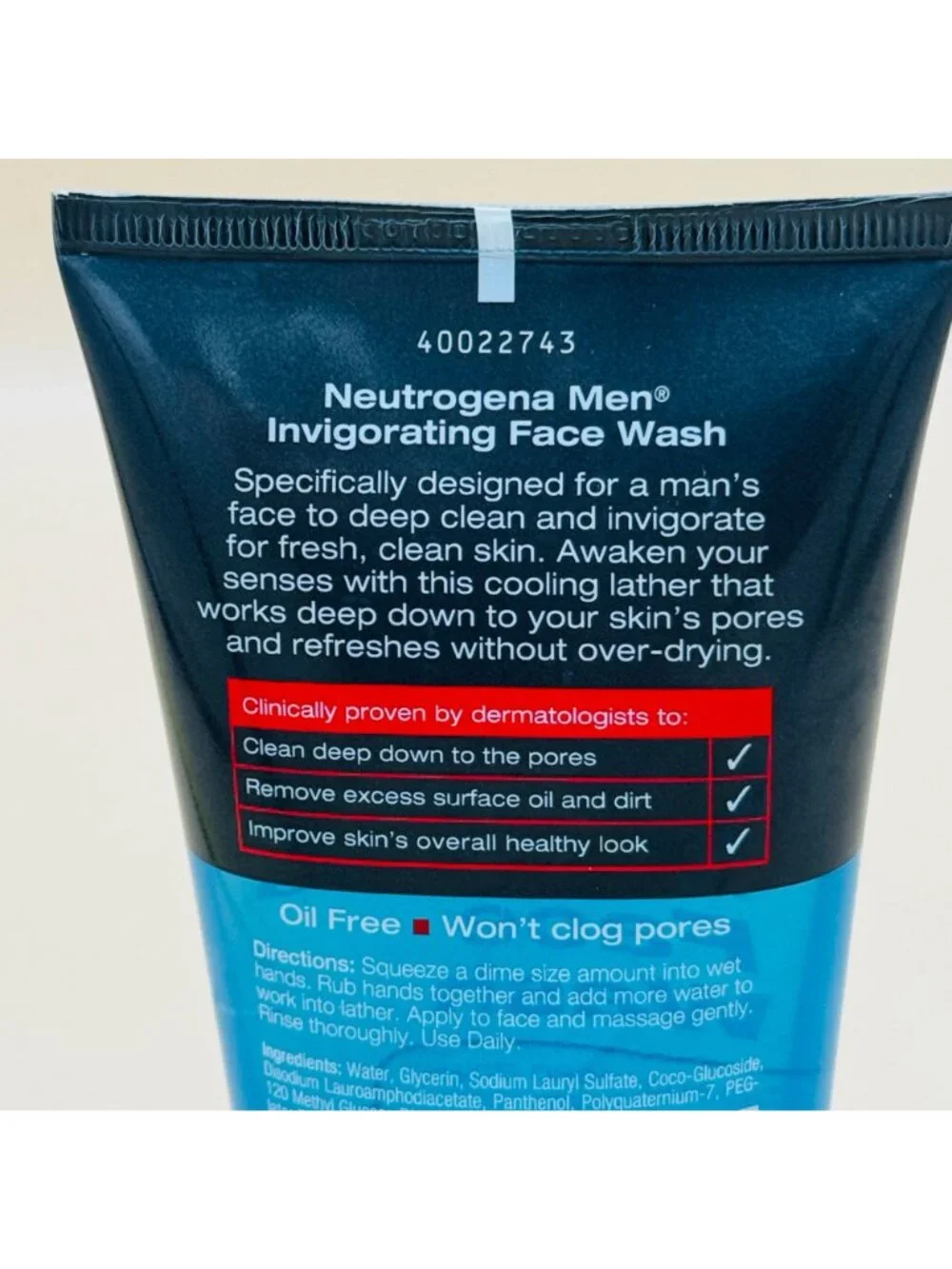 Neutrogena Men Invigorating Face Wash 5.1oz Rare Discontinued